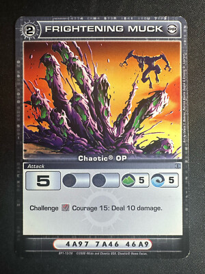 Chaotic Frightening Muck 13/20 OP1 1st Edition Common Attack NM/LP