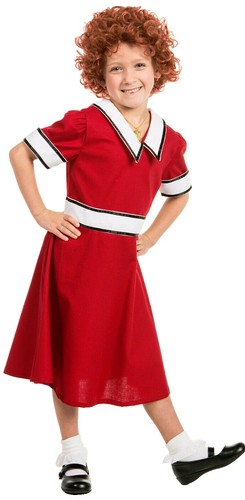 Adult Size Movie Little Orphan Annie Red Costume Dress 4 Halloween/Stage  Play | eBay