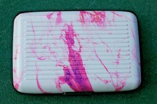 Aluminium Credit Card Holder - 6 Plastic Pockets - 11 Colours/Designs