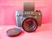 EXA 1b Schwarz Objektiv Tessar 2,8/50Carl Zeiss Spiegelreflexkamera Kamera