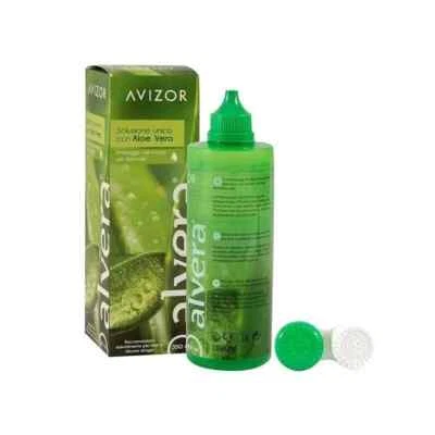 60ml Avizor Alvera Multipurpose Contact Lens Solution Flight Travel Pack & Case