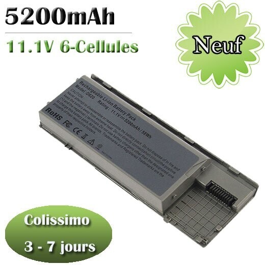 Batterie Dell Latitude D630 pour travailler en voyage et dans le train en toute liberté