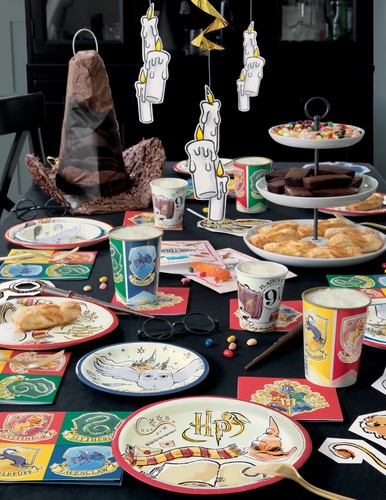 Harry Potter Party Cups Hogwarts Birthday Party Paper Drinking Cups x 8 - Picture 3 of 3
