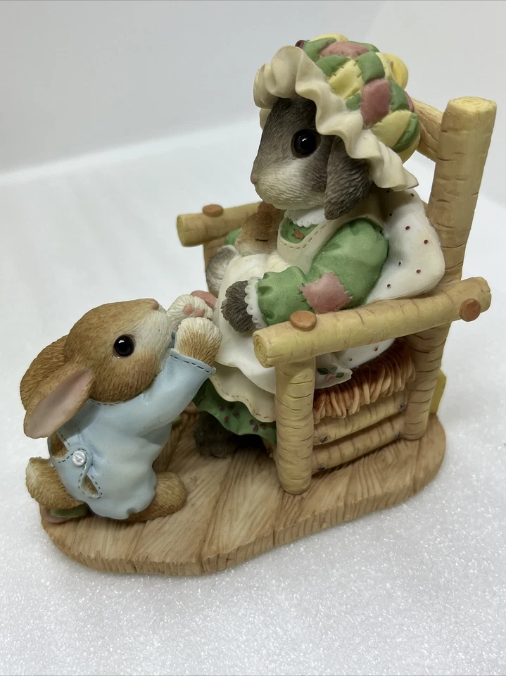 My Blushing Bunnies "The Holidays Join Us Together" 1998 Enesco Hillman #386871 - Imagem 4 de 4