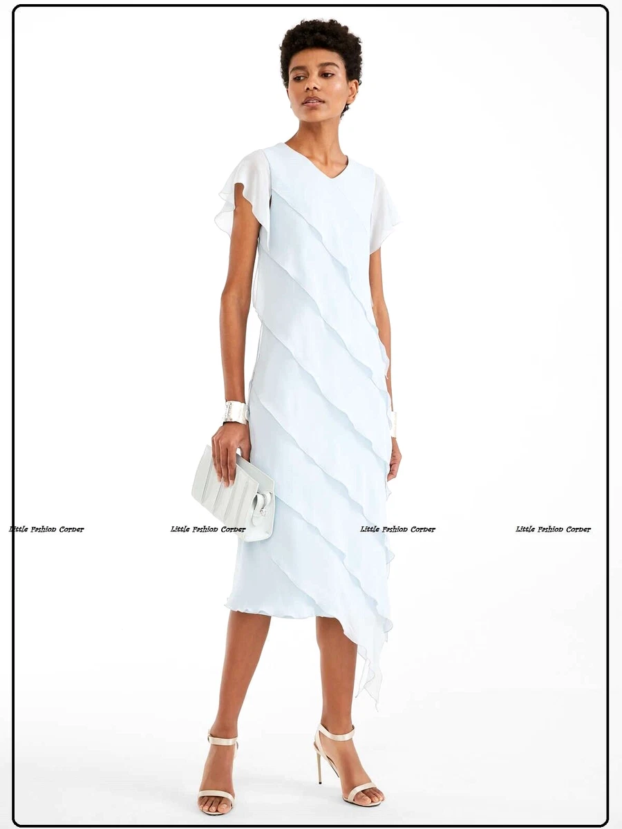 RRP 899 MAX MARA SILK georgette dress USA2 DE32 UK4 FR34
