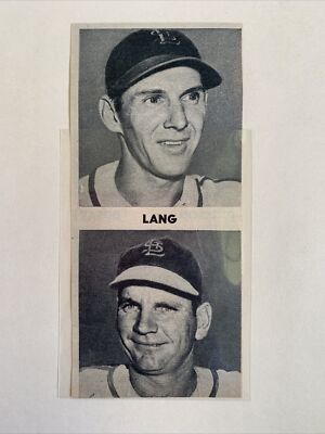 Slats Marion Don Lang Murry Dickson Dusak 1949 Complete Featured Baseball Panel