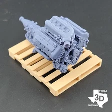 2000 Cobra R model engine resin 3D printed 1:24-1:8 scale