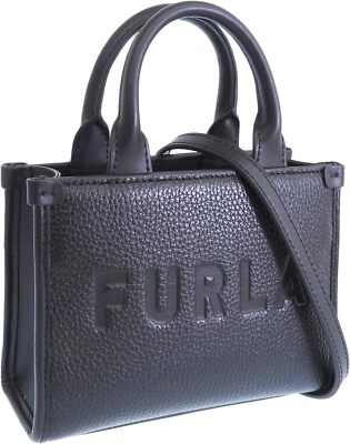 FURLA NIOBEトートバッグ　Lブラック FURLA Tote Bag NIOBE L LEATHER Black WB01079 Used | eBay
