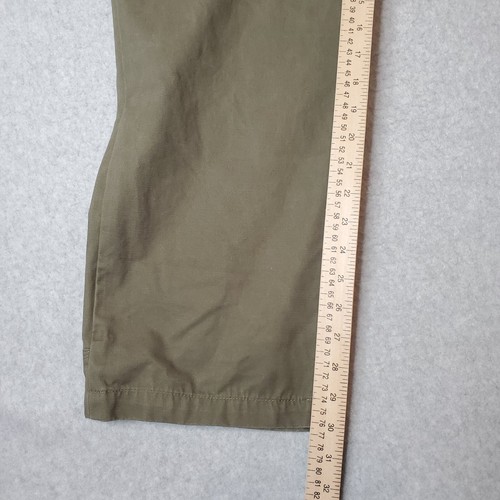 Duluth Trading Co Chino Pants Dark Green Men's Size 38x30 Side Zip Pocket - Picture 5 of 14