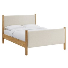 Maven King Size Fabric Upholstered Platform B...