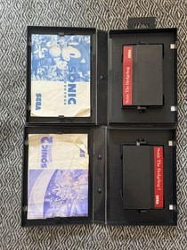 Master System SONIC THE HEDGEHOG x2 Games 1 + 2 Boxed&Complete PAL (Works in US)