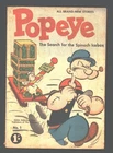 Popeye  #1   Australian copy  Grade 2.5  spinach on cover