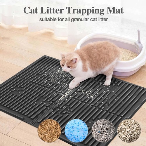 Cat Litter Mat 31”x24” Large Litter Catcher Mat Waterproof Urine Litter Trapp... - Picture 3 of 6