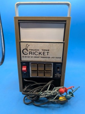 Vintage Touch Tone Cricket TF26 Transistor FET Tester RE