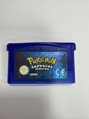 Pokemon Saphir Version Gameboy Advance Cartridge ORIGINAL KARTON Versandkostenfrei