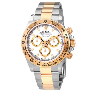 Rolex Cosmograph Daytona White Dial Stainless Steel and 18K Yellow Gold Oyster