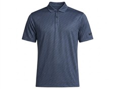 Nike Dri-Fit Men's Large Dark Blue Vapor Striped Golf Shirt Polo DH0811-437