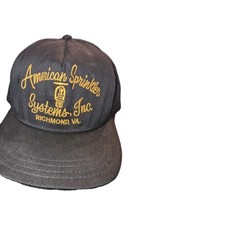 Size Large American Sprinkler Systems, Inc. Richmond, Va. Ball Cap Advertising