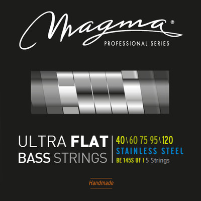 Magma Electric Bass Strings-Ultra Flat Strings-Long Scale 34'' 5 Strings 040-120