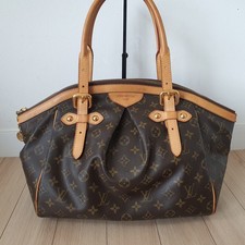 Borsa a tracolla 100% autentica Louis Vuitton Tivoli GM Monogram Tote Bag + parapolvere