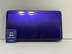 Nintendo 3DS Midnight Purple Won&rsquo;t Read Games For Parts No Stylus or Charger