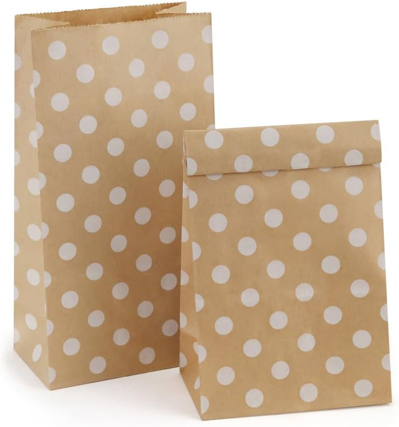 Paper Lunch Bags 4Lb 100Pcs Kraft Brown Snack Bags Bulk, for
