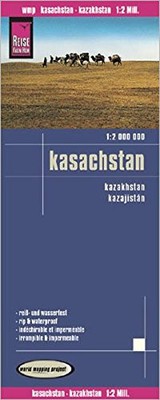 KAZAKHSTAN 2016 : RIP & WATERPROOF MAP BY REISE KNOW-HOW By Reise Know-how NEW