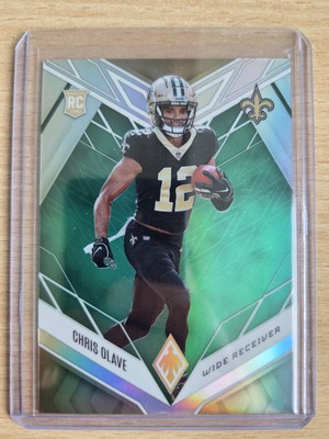 2022 Panini Phoenix Chris Olave New Orleans Saints, Rookie Green 05/25  