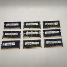 Lot of 9 DDR3 Laptop RAM 2 GB - 8GB Mixed Brands Mixed Speed