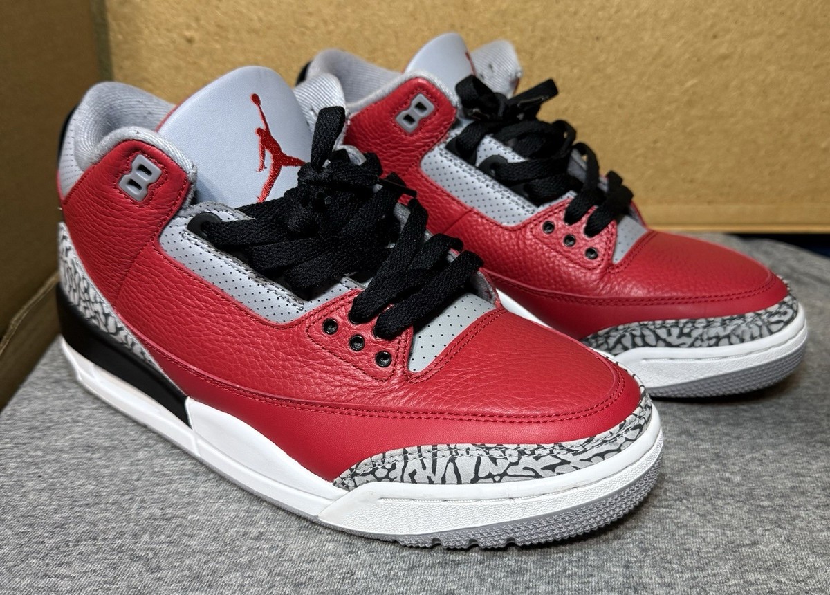 Air Jordan 3 Retro SE Unite Red Cement Size 9 CK5692 600 | eBay