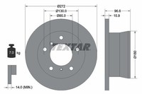 2 X Bremsscheibe Textar 92137603 FüR Mercedes-Benz VW