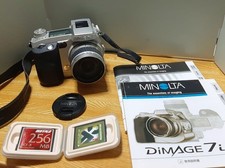 Minolta DiMAGE 7i Digital Camera Tested 5MP CCD 7x Optical Zoom Compact