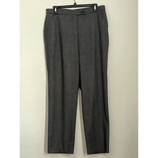Investments Women's Charcoal Straight-Leg Dress Pants
