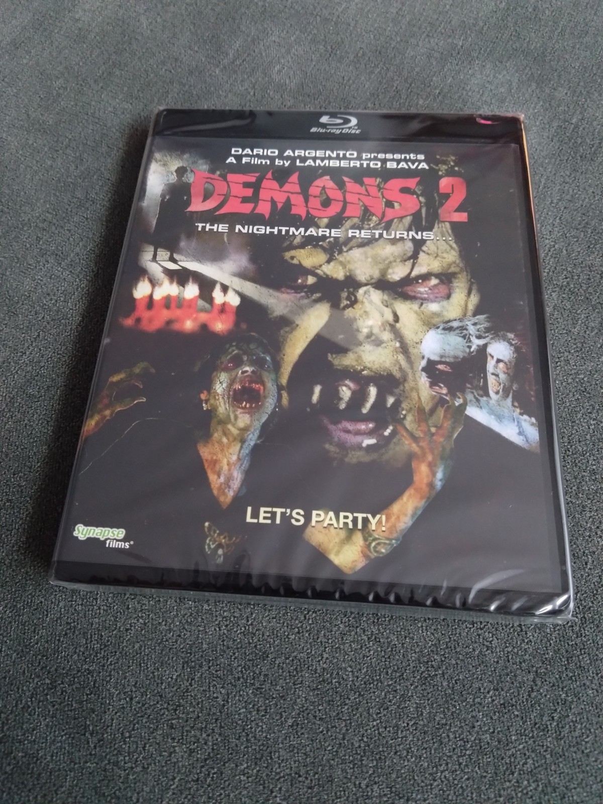 DEMONS 2 - Synapse Blu Ray - REGIONS ABC