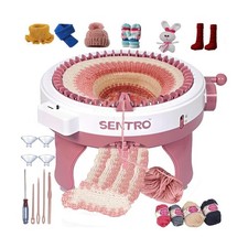 Sentro 48 Knitting Machine, 48 Needles Knitting Machine with Row Counter Auto...