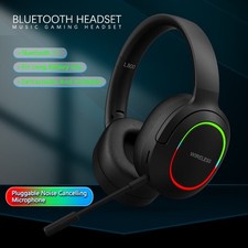 Wireless Headset Headphones Earphones Sport Outdoor Bluetooth w/Mic Universal