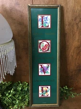 Vintage Wall Picture Love, Patient, Kind Love Never Ends Floral Abbey Press 18x5