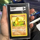 Charmander #46 1st Edition Base Set Shadowless SGC 5