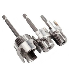 3 Pcs Integrated Internal & External Pipe Threading Tool Dual-Function Pipe9978