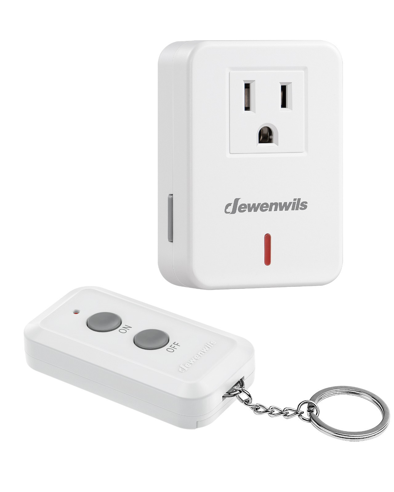 Control Electrical Outlet Plug Wireless On Off Switch White