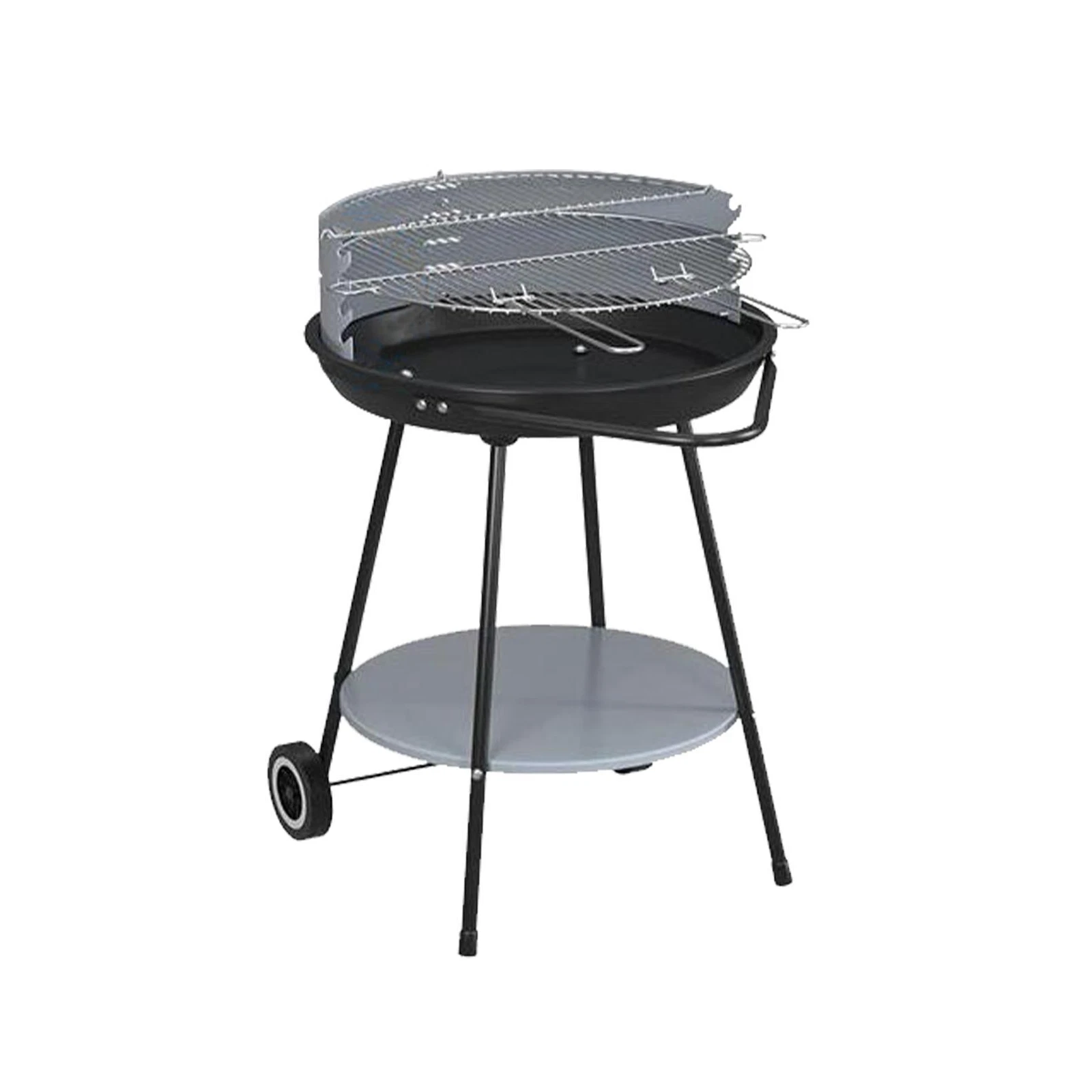 Outdoor Round BBQ Charcoal Grill Trolley Outdoor Heat Party Garden Patio Food UK