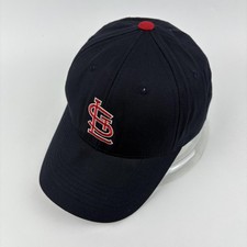 St. Louis Cardinals Hat Cap Snap Back Youth Navy Red MLB Baseball Throwback