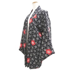 10724D2 Silk Japanese Kimono Haori Jacket Plum blossom