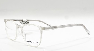 PERRY ELLIS PE 433-3 DEEP CLEAR CRYSTAL AUTHENTIC EYEGLASSES 51-18
