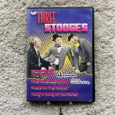 The Three Stooges DVD 2003 4 Episodes Larry, Moe, Curly, Shemp Howard