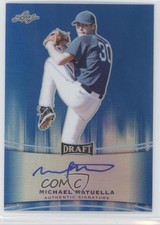 2015 Leaf Metal Draft Blue Prismatic 45/50 Michael Matuella #BA-MM2 Auto 0c6