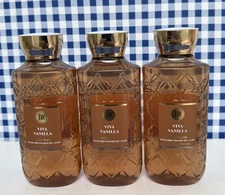 Three (3) ~ Bath & Body Works ~ Body Wash ~ Shower Gel ~ VIVA VANILLA