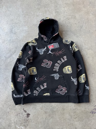 All Over Print AOP Michael Jordan 23 Hoodie Jacket Y2K NBA Basketball Kids Large