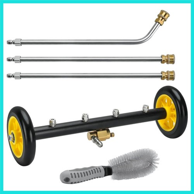 #ad Attachment 2in1 Water Broom for Pressure Washer Under Car Washer with 3 Ext... $52.16