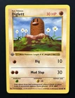 Pokemon Card - Diglett 1st Edition Base Set Shadowless 47/102